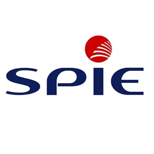Logo de SPIE avec un cercle rouge